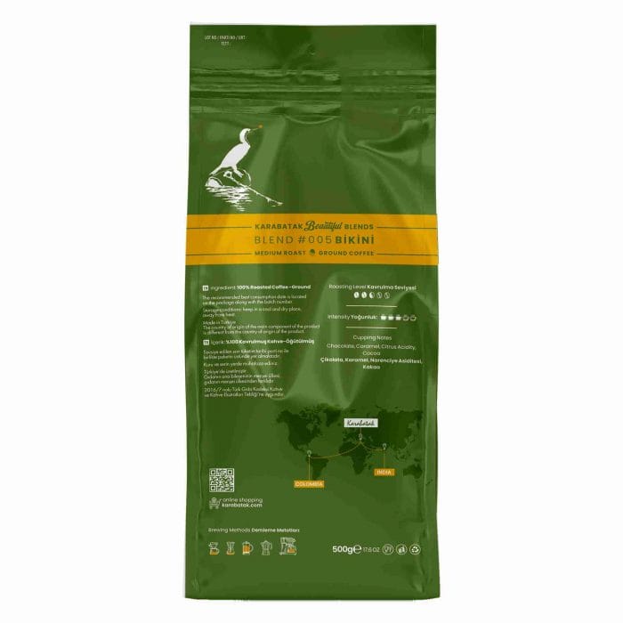 BLEND #005 BIKINI ÖĞÜTÜLMÜŞ FİLTRE KAHVE 500 GR - Image 4