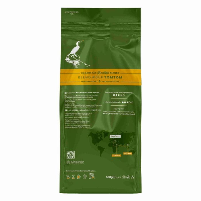 BLEND #006 TOMTOM ÖĞÜTÜLMÜŞ FİLTRE KAHVE 500 GR - Image 4